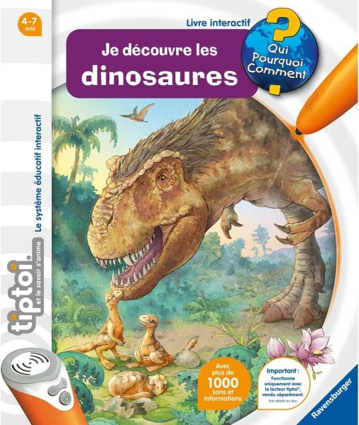 RAV001453 - TIPTOI interactief boek - Je découvre les Dinosaures | vanaf 4 jaar - 1