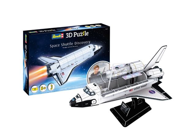 REV00251 - 126 stukjes 3D puzzel Space Shuttle Discovery - 1