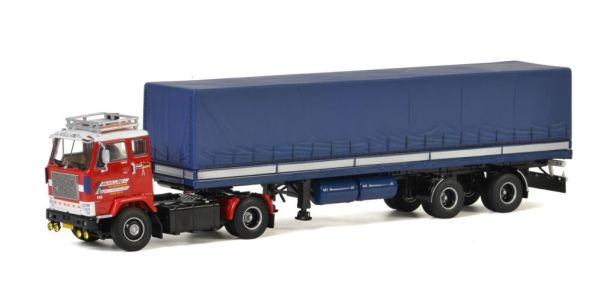 WSI01-2584 - VOLVO F88 4x2 met 2-assige aanhangwagen VAN HOLLAND TRANSPORTEN - 1