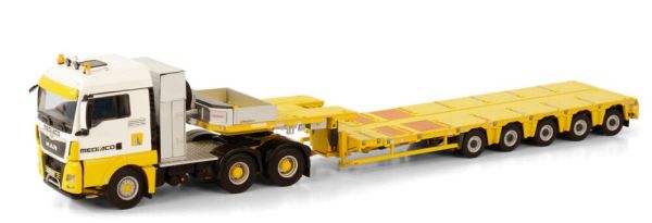 WSI01-3684 - MAN TGX XLX 6x4 met NOOTEBOOM MEDIACO werktuigdrager - 1