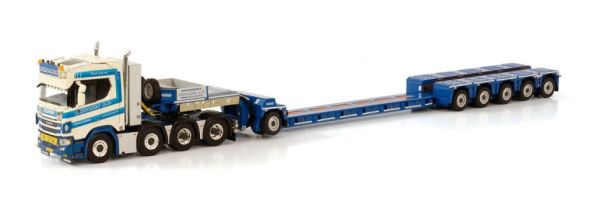 WSI01-3691 - SCANIA R CR20N 8x4 met 5 assige dieplader en 1 assige dolly SCHOONES B.V. - 1