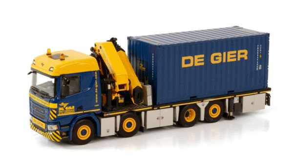 WSI01-3740 - SCANIA R 8x2 met palfinger pk 92002 sh en container DE GIER - 1