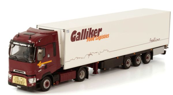 WSI01-3750 - RENAULT T HIGH 4X2 3-assige aanhangwagen koelwagen GALLIKER - 1