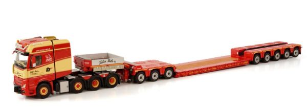 WSI01-3844 - MERCEDES-BENZ Actros MP4 SLT GS 8x4 met 5-assige laadbak en 3-delige dolly TORBEN RAFN - 1