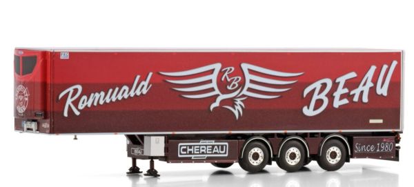 WSI01-4440 - CHEREAU 3 Assen aanhangwagen koelwagen - Transport BEAU - 1