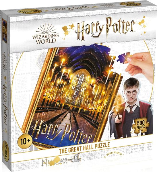 WIN01005 - 500 stukjes HARRY POTTER - De Grote Zaal puzzel - 1