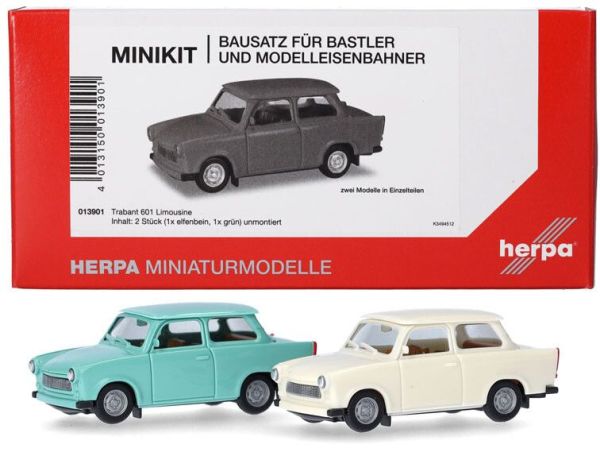 HER013901 - TRABANT 601 Limousine 2 stuks – In kit - 1