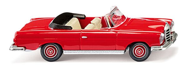 WIK015303 - MERCEDES-BENZ 280 SE Cabriolet Rood - 1