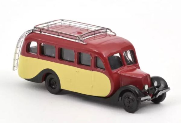 NOREVAMC0191099-ROUGE - CITROEN U23 Autocar 1947 Rood en Geel - 1