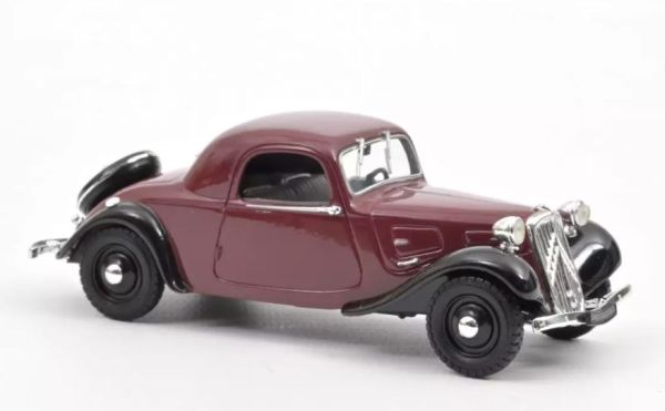 NOREVAMC0191103 - CITROEN Tractie 7C Faux Cabriolet 1937 Donkerrood - 1