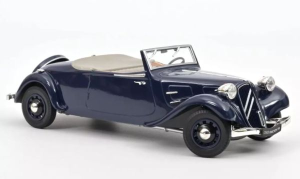 NOREVAMC0191104 - Citroën tractie cabriolet 1938 donkerblauw - 1