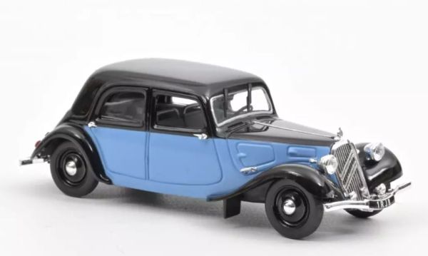 NOREVAMC019837 - CITROEN 11 Légère Coupe de Ville 1935 Blauw en zwart - 1