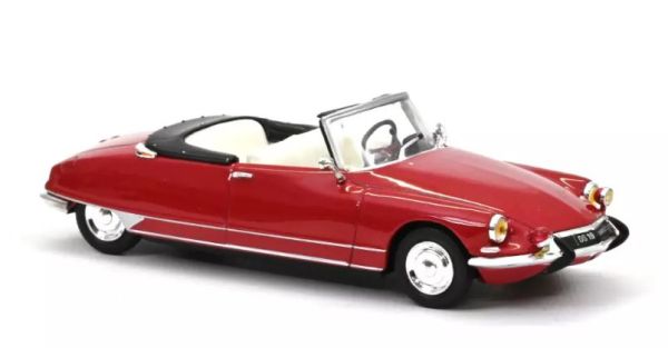 NOREVDS019910 - DS 19 Cabriolet 1965 Carneoolrood - 1