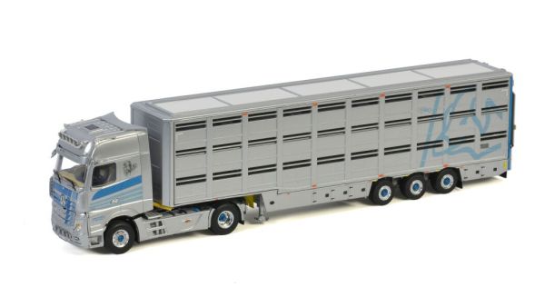 WSI02-2696 - MERCEDES ACTROS MP5 GIGASPACE 4x2 met 3-assige aanhangwagen DE PABLO ARRIBAS - 1