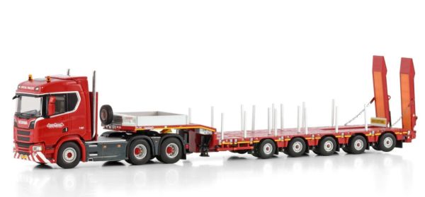 WSI02-3028 - SCANIA R CR20N 6x4 met materiaalwagen 5 As NOOTEBOOM - 1