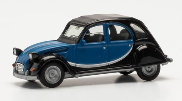 HER020817-006 - CITROEN 2 CV charleston blauw en zwart - 1