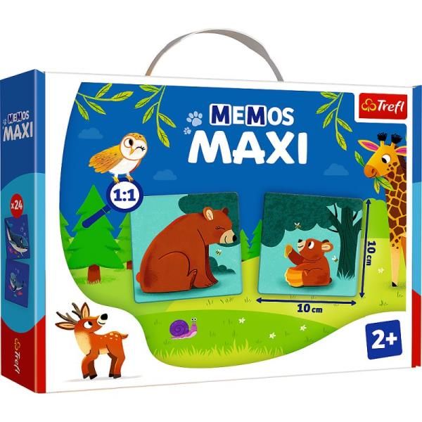 TRF02268 - Maxi Memo Dieren en hun baby's | dobbelsteen 2 jaar - 1