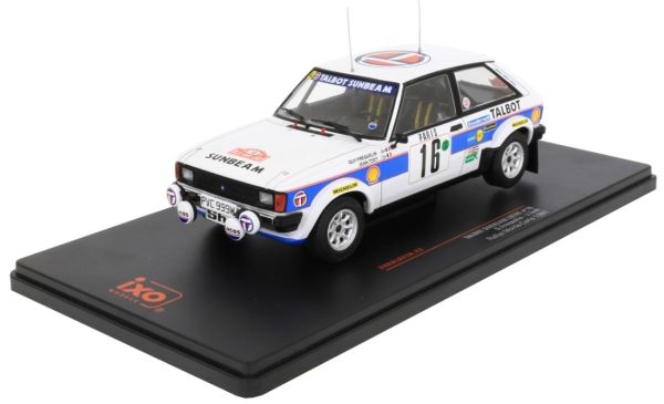 IXO24RAL023A - TALBOT Sunbeam Lotus #16 Rally van Monte Carlo 1981 G.FREQUELIN / J.TODT - 1