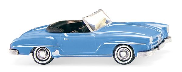 WIK025002 - MERCEDES-BENZ 190 SL Cabriolet blauw - 1