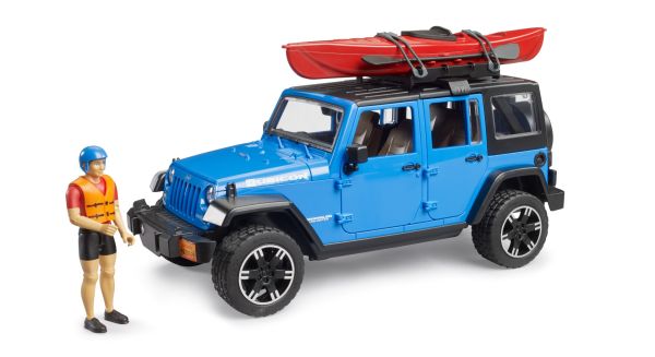 BRU2529 - JEEP Wrangler Rubicon met kajak en figuur - 1