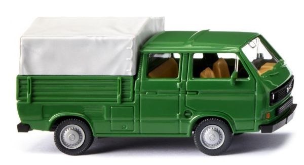 WIK029309 - VOLKSWAGEN T3 dubbele cabine grasgroen - 1