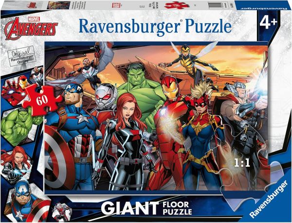 RAV030941 - Puzzel van 60 stukjes Marvel AVENGERS - 1