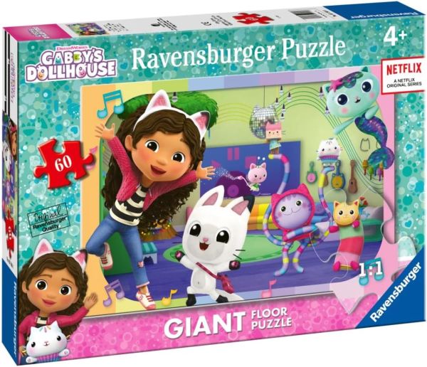 RAV031801 - Puzzel van 60 stukjes GABBY'S en het Magische Huis – Gabby en haar vrienden - 1