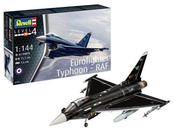 REV03796 - Eurofighter Typhoon gevechtsvliegtuig - RAF om in elkaar te zetten en te schilderen - 1