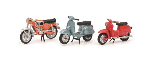 SCH03803 - Set Zündapp KS 50 - Vespa PX - Simson Schwalbe - 1