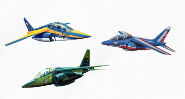 REV03810 - 50ste verjaardags Alpha Jet om in elkaar te zetten en te schilderen - 1