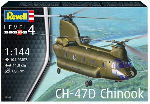 REV03825 - CH-47D Chinook helikopter om in elkaar te zetten en te schilderen - 1