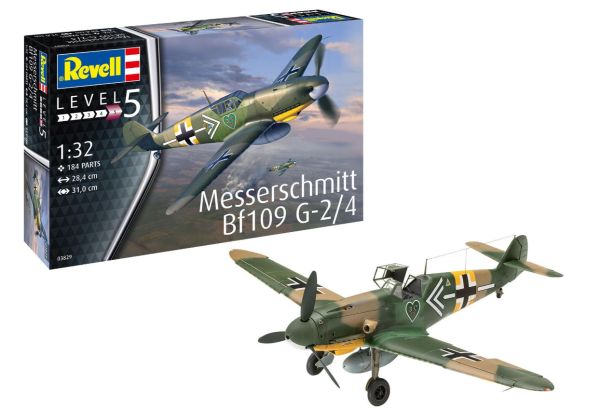 REV03829 - Messerschmitt Bf109G-2/4 te monteren en te schilderen - 1