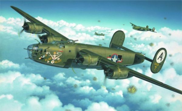 REV03831 - Vliegtuig B-24D Liberator wordt geassembleerd en geschilderd - 1