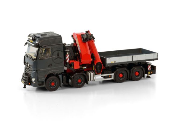 WSI04-2139 - MERCEDES-BENZ Arocs Big Space 8x4 bakwagen met PALFINGER PK 165.002 TEC7 + JIB loskraan - 1