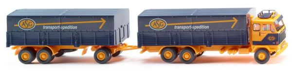 WIK043308 - 6X4 dieplader met 3-assige aanhangwagen - VOLVO F89 ASG - 1