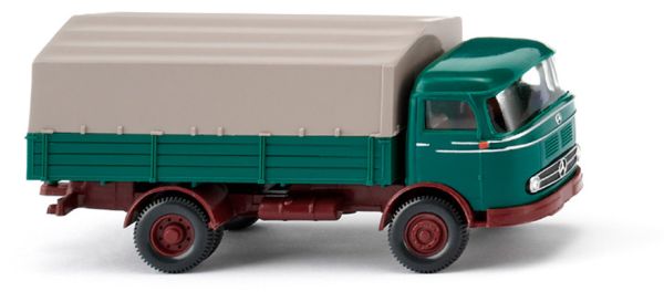 WIK043403 - MERCEDES-BENZ LP 321 4x2 kipper trekker groen - 1