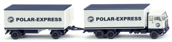 WIK045704 - Gekoelde 6X4 vrachtwagen-aanhangwagen VOLVO F88 Polar-Express 2-assige aanhangwagen - 1