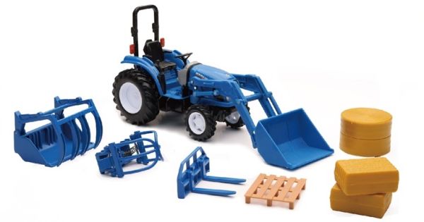 NEW05056 - NEW HOLLAND met lader en toebehoren - 1