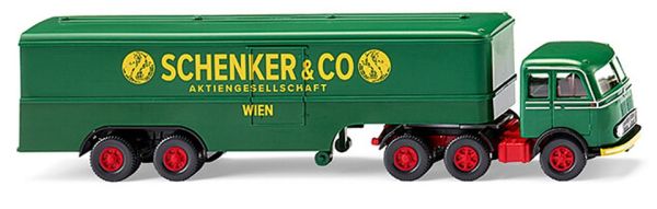 WIK051327 - MERCEDES-BENZ LPS 333 6x4 met bestelwagen 2 assen SCHENKER - 1