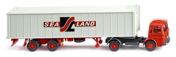 WIK052304 - Oplegger container MAN 4X2 Sealand 2-assige oplegger - 1