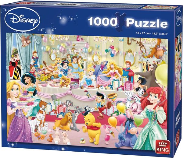 KING05264 - 1000 stukjes Disney Gelukkige Verjaardag puzzel - 1