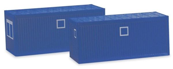 HER053600-003 - 2 Containers van blauwe constructie - 1