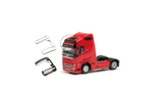 HER054492 - VOLVO FH Zonneklep - 4 stuks zwart en 4 stuks wit - 1