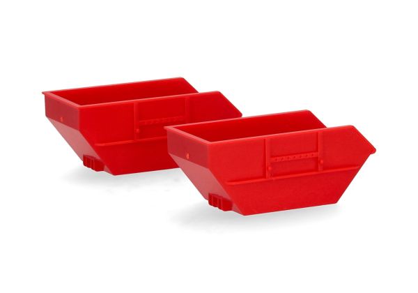 HER054669 - 2 Afvalcontainers 7m3 Rood - 1