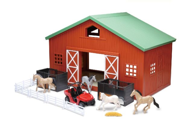 NEW05635 - Boerderijset met schuur, paarden en quad - 1