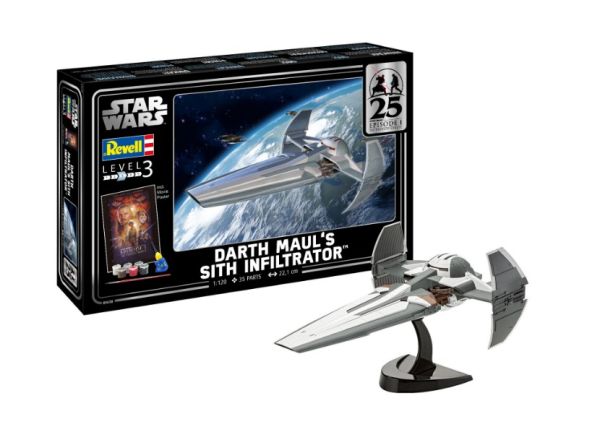 REV05638 - STAR WARS modelschip - Darth Mauls Sith Infiltrator om in elkaar te zetten en te schilderen - 1