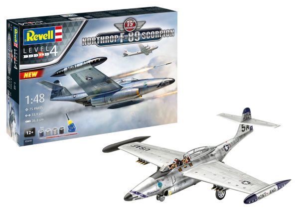 REV05650 - Grijs militair modelvliegtuig - NORTHROP F-89 Scorpion 75th Anniversary - 1