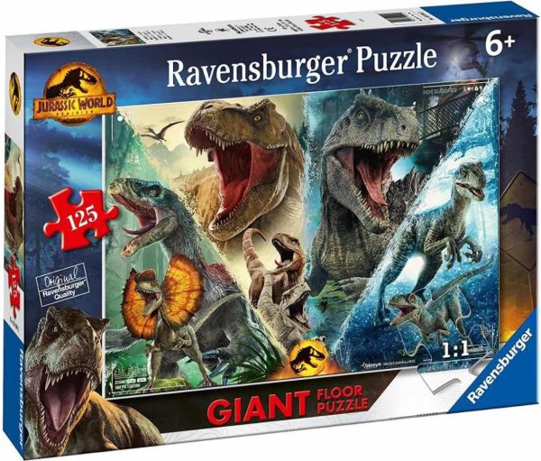 RAV056903 - Reuzepuzzel 125 stukjes JURASSIC WORLD - 1