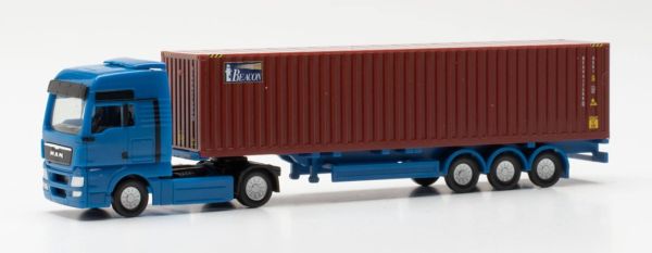 HER066839 - MAN TGX XXL 4x2 met containerdrager 3 assen met BEACON container - 1