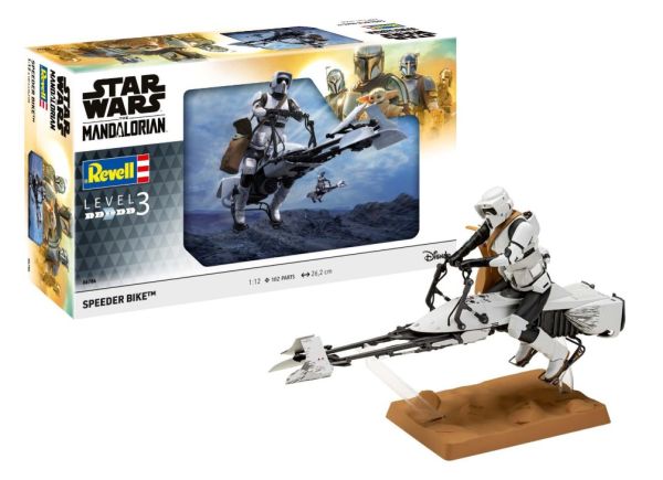 REV06786 - Speeder Bike The Mandalorian STAR WARS om in elkaar te zetten en te schilderen - 1